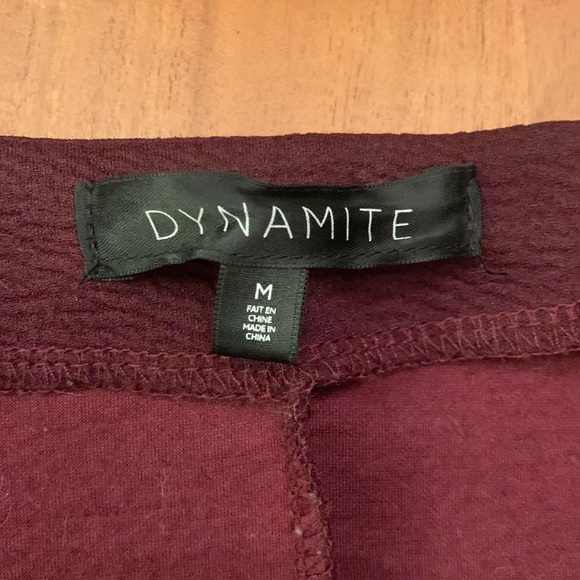 Dynamite Zipper Dress - Maroon - Picture 2 of 3
